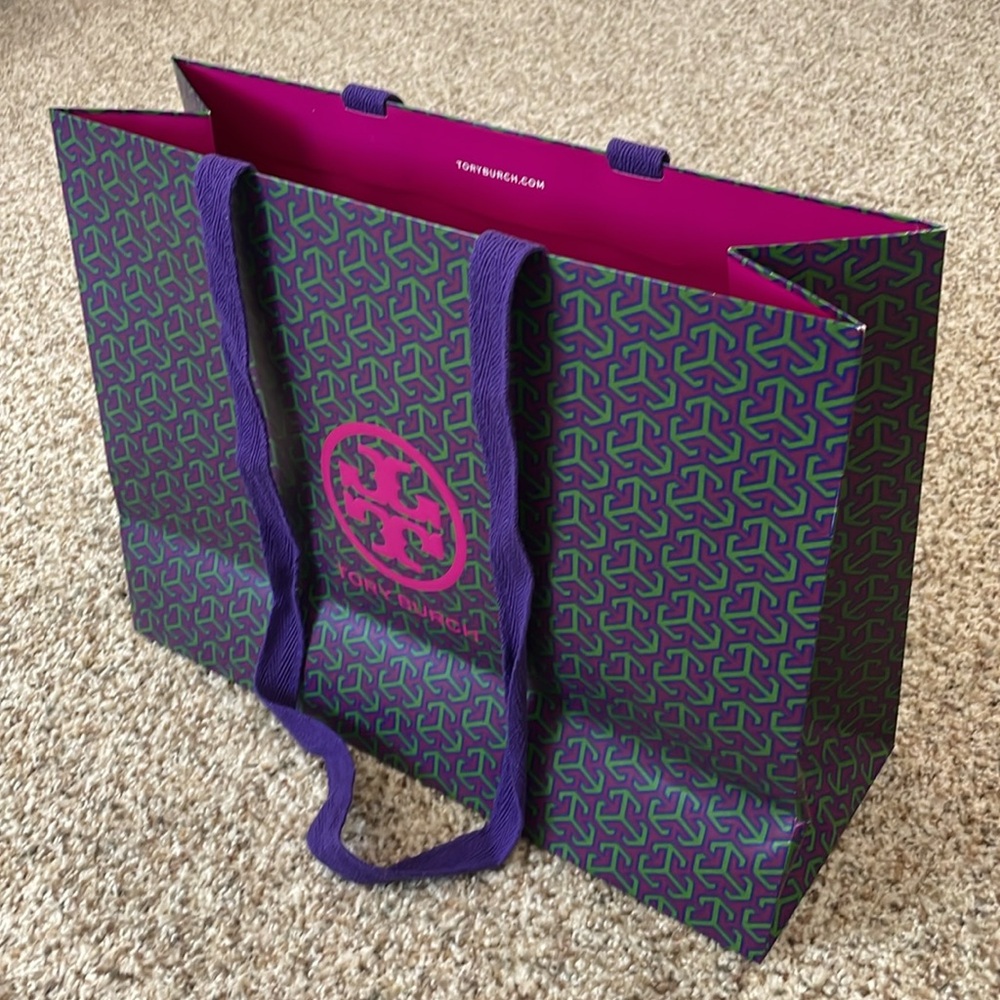 Tory Burch gift bag shopping bag medium size